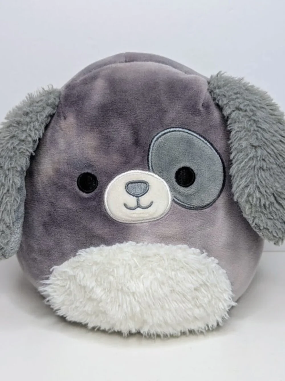 Squishmallows Gustavus Gus Gray Puppy Dog 7
